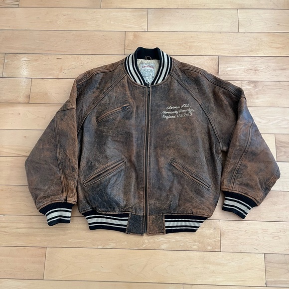 Avirex Normandy 1942-43 Leather Flight Bomber - Picture 1 of 10